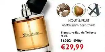 Oriflame Signature eau de toilette aanbieding