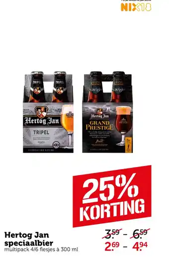 Coop Hertog Jan speciaalbier aanbieding