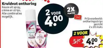 Kruidvat Kruidvat ontharing aanbieding