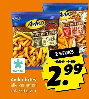 Boni Aviko frites aanbieding