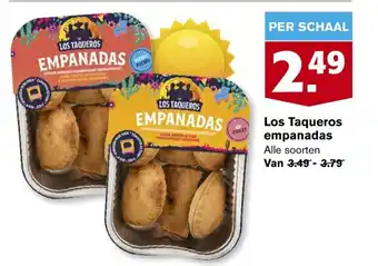 Hoogvliet Los Taqueros empanadas aanbieding