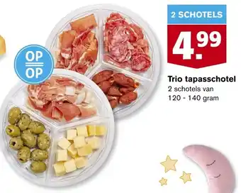 Hoogvliet Trio tapasschotel 120-140 gram aanbieding