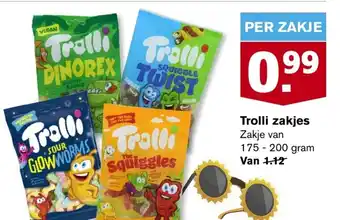 Hoogvliet Trolli zakjes 175-200 gram aanbieding