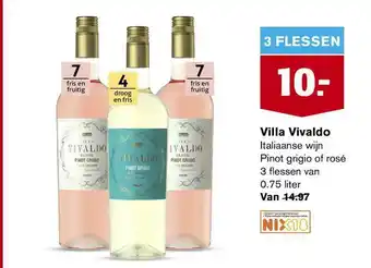 Hoogvliet Villa Vivaldo Pinot Grigio Of Rosé aanbieding