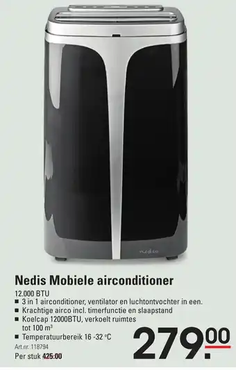 Sligro Nedis Mobiele airconditioner aanbieding