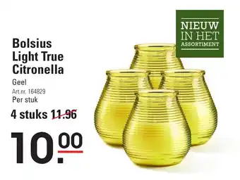 Sligro Bolsius Light True Citronella aanbieding