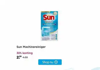 Plein.nl Sun Machinereiniger 30% Korting aanbieding