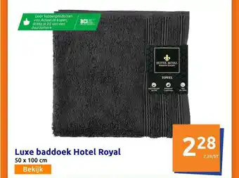 Action Luxe Baddoek Hotel Royal 50 X 100 Cm aanbieding