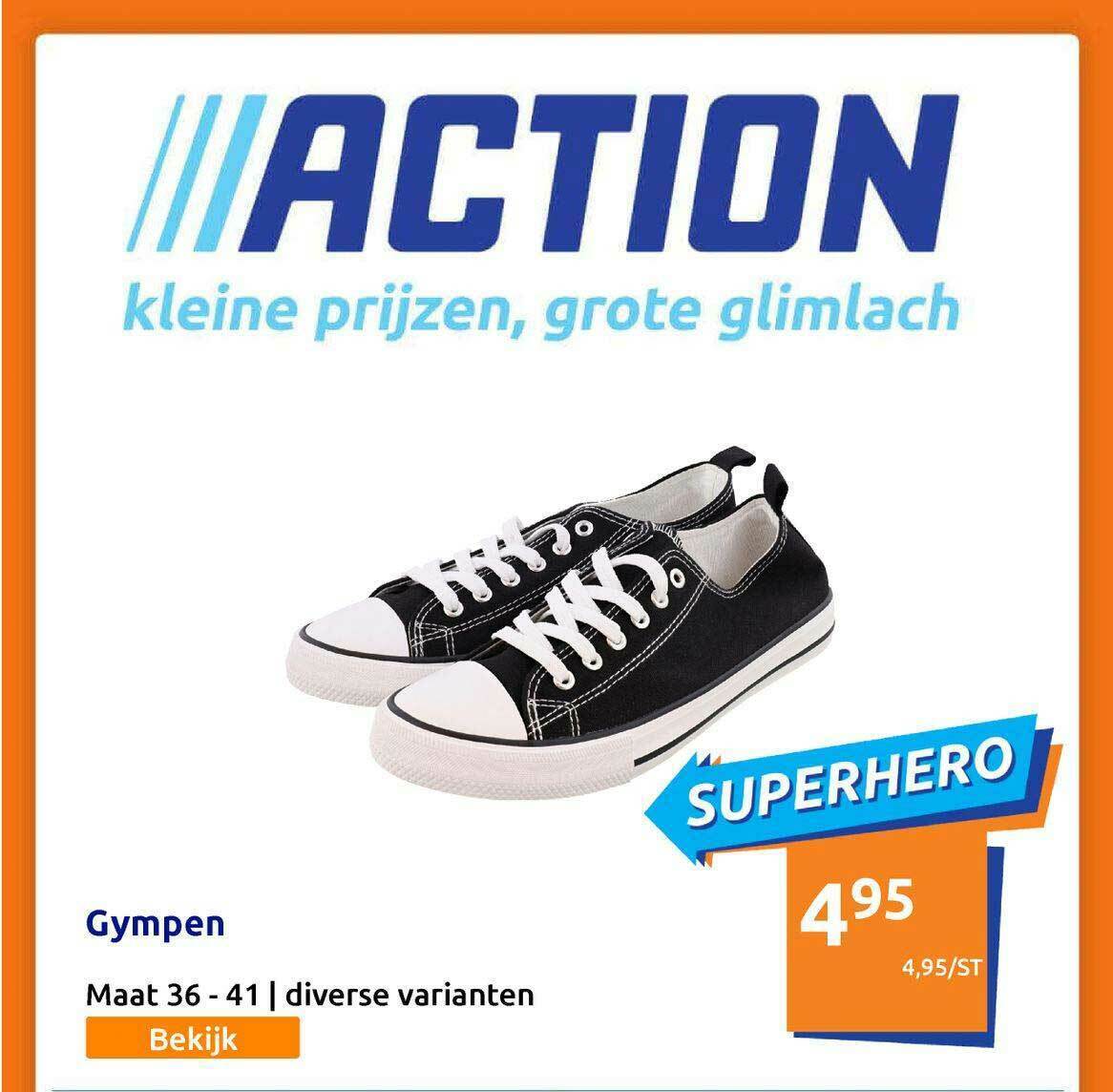 Gympen aanbieding bij Action