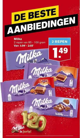 Hoogvliet Milka aanbieding