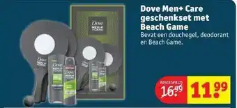 Kruidvat Dove Men+ Care Geschenkset Met Beach Game, Douchegel, Deodorant En Beach Game aanbieding