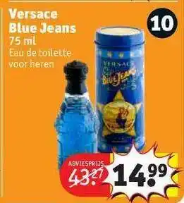 Kruidvat Versace Blue Jeans Eau De Toilette aanbieding