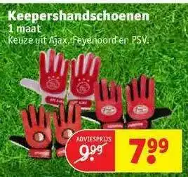 Kruidvat Keepershandschoenen aanbieding