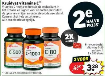 Kruidvat Kruidvat Vitamine C aanbieding