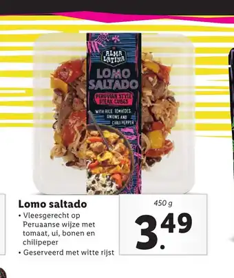 Lidl Lomo saltado 450 g aanbieding