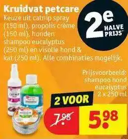 Kruidvat Kruidvat Petcare aanbieding