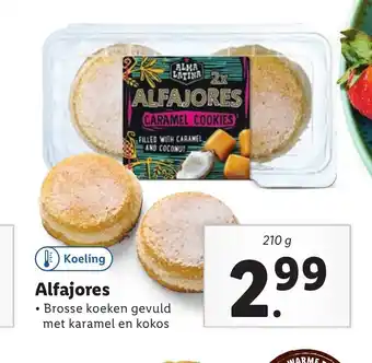 Lidl Alfajores 210 g aanbieding