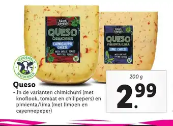 Lidl Queso 200 g aanbieding