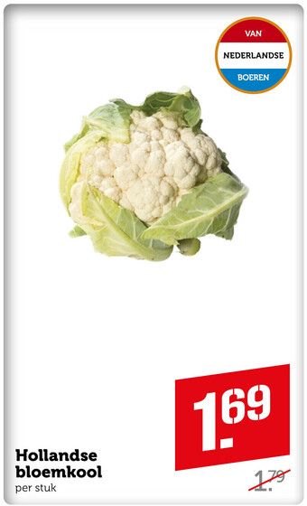 Coop Hollandse bloemkool aanbieding