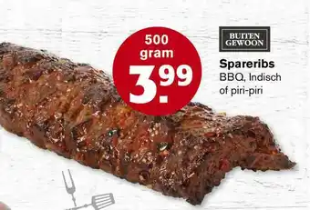 Hoogvliet Spareribs BBQ, Indisch Of Piri-Piri aanbieding