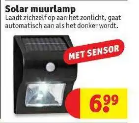 Kruidvat Solar Muurlamp aanbieding