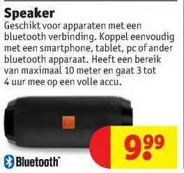 Kruidvat Speaker aanbieding