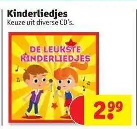 Kruidvat Kinderliedjes aanbieding