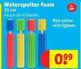 Kruidvat Waterspuiter Foam 31 Cm aanbieding