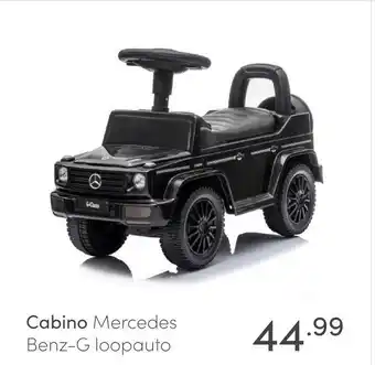 Baby & Tiener Cabino Mercedes Benz-G loopauto aanbieding