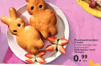 Lidl Paashaasbroodjes aanbieding