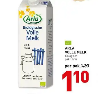 De Kweker Arla Volle Melk Biologisch aanbieding