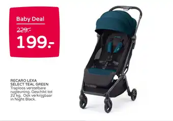 Prenatal Recaro Lexa Select Teal Green aanbieding