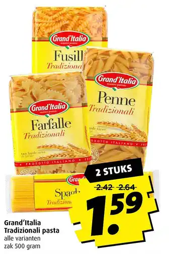 Boni Grand'Italia Tradizionali pasta aanbieding