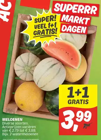 Dekamarkt Meloenen aanbieding