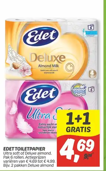 Dekamarkt Edet toiletpapier aanbieding