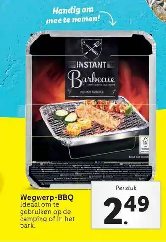 Lidl Wegwerp-bbq aanbieding