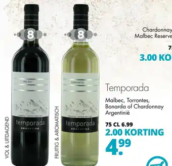 Mitra Temporada 75cl aanbieding