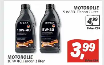 Dekamarkt Motorolie 10 W 40 1 liter aanbieding