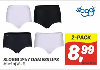 Dekamarkt Sloggi 24/7 damesslips 2-pack aanbieding