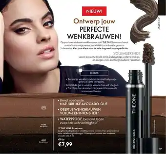 Oriflame The one browcara aanbieding