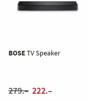 MediaMarkt Bose TV Speaker aanbieding