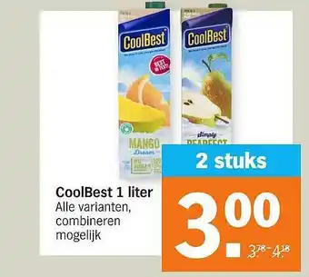 Albert Heijn Coolbest 1 Liter aanbieding