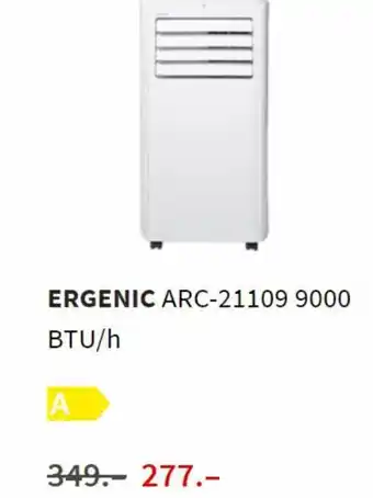 MediaMarkt Ergenic ARC-21109 9000 BTU/h aanbieding
