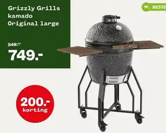 Welkoop Grizzly Grills kamado Original large aanbieding