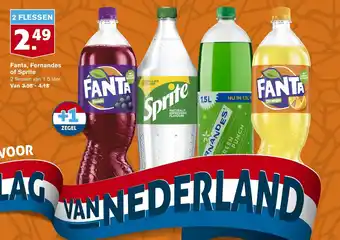 Hoogvliet Fanta, Fernandes of Sprite 2*1.5 L aanbieding