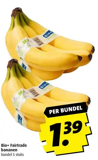 Boni Bio+ Fairtrade bananen aanbieding