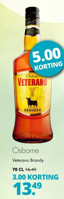 Mitra Osborne Veterano Brandy aanbieding