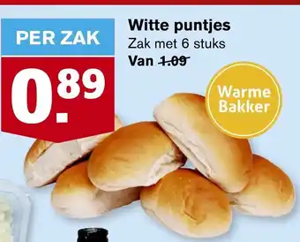 Hoogvliet Witte puntjes 6 st aanbieding