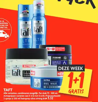 Dekamarkt Taft Alle varianten aanbieding