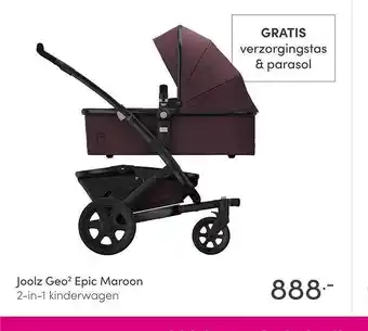 Baby & Tiener Joolz Geo Epic Maroon aanbieding